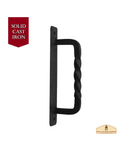 Poignée de porte en fer pour château médiéval (16,2 cm.) 2