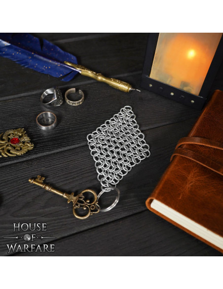 Porte-clés en cotte de mailles en...