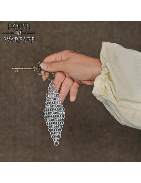 Porte-clés en cotte de mailles en...