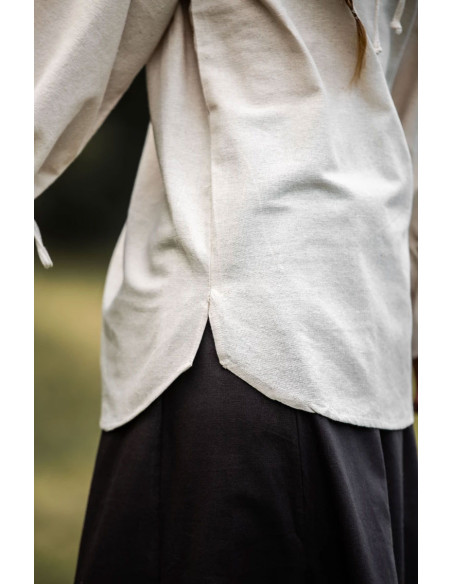 Chemisier médiéval Morgan blanc naturel