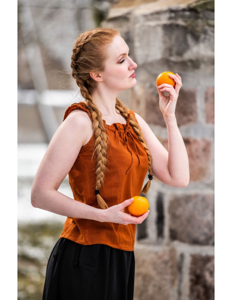 Chemisier Médiéval Sans Manches...