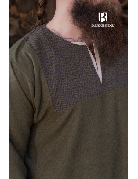 Tunique Rus Simón, couleur vert olive