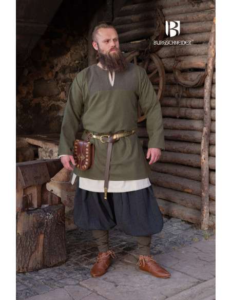 Tunique Rus Simón, couleur vert olive