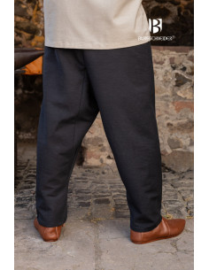 Pantalon russe Yaroslav en noir 2