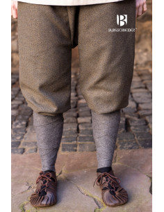 Pantalon Viking à chevrons Tilda, gris olive