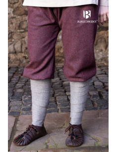 Pantalon Viking Tilda Herringbone, gris bordeaux 2