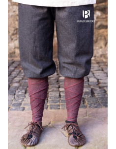 Pantalon Tilda Herringbone Viking, noir-gris