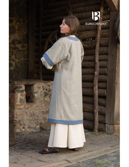 Robe médiévale modèle Rus Luiza, Bleu...