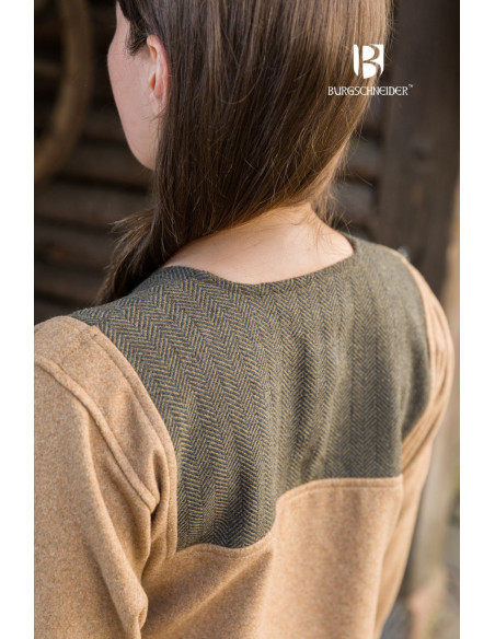 Robe médiévale modèle Rus Jadwiga, Camel