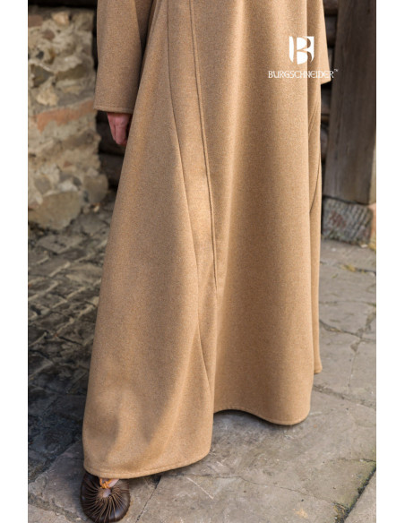 Robe médiévale modèle Rus Jadwiga, Camel