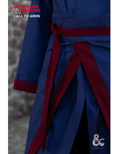 Jupe de Combat de Sorcier, Bleu Foncé-Bourgogne 2