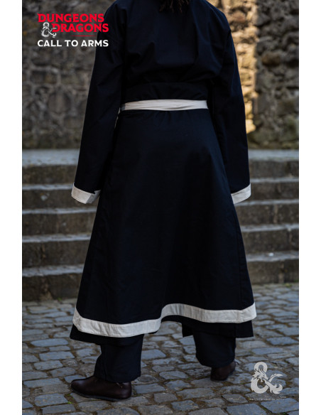 Jupe de combat de sorcier, noir-blanc...