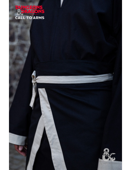 Jupe de combat de sorcier, noir-blanc...