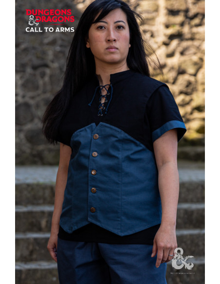 Gilet médiéval à capuche Rogue,...