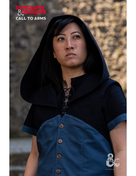 Gilet médiéval à capuche Rogue,...