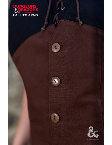 Gilet médiéval avec capuche Rogue,...