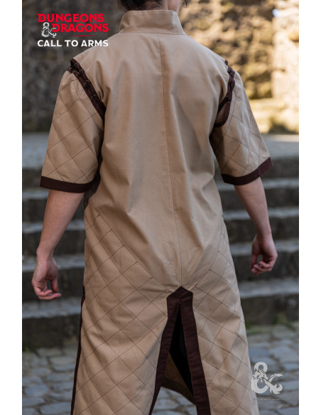 Tunique de guerrier médiéval, marron