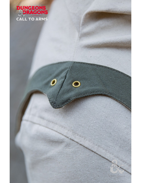 Tunique de clerc médiéval, blanc naturel