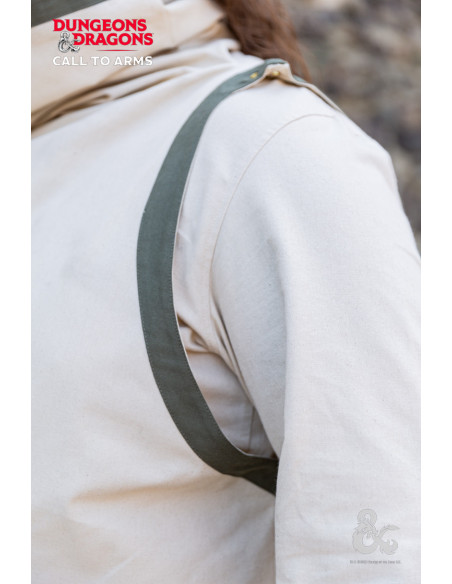 Tunique de clerc médiéval, blanc naturel