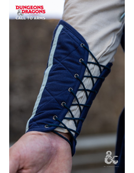 Bracelets de clerc médiéval, bleu