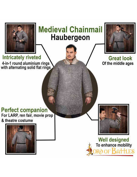 Cotte de mailles en aluminium...