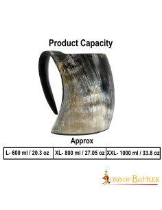 Chope à bière Viking (600, 800, 1000 ml.) 2