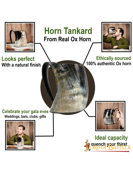 Chope à bière Viking (600, 800, 1000...