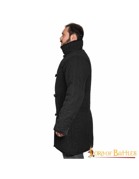 Gambison médiéval en coton rembourré...