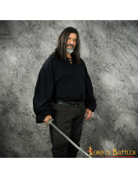 Chemise médiévale en coton modèle...