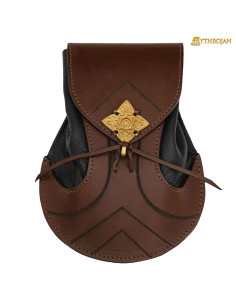 Sac en cuir elfique modèle Elven (21,5 x 15,2 cm.)