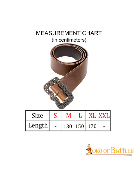 Ceinture en cuir Captain Jack Sparrow...