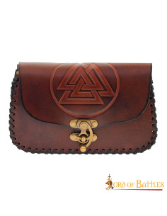 Sac banane en cuir Viking modèle Valknut