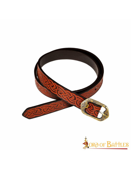 Ceinture médiévale en cuir avec...