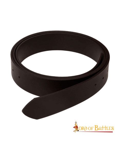 Ceinture médiévale en cuir lisse sans...