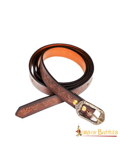 Ceinture médiévale faite à la main avec un motif...