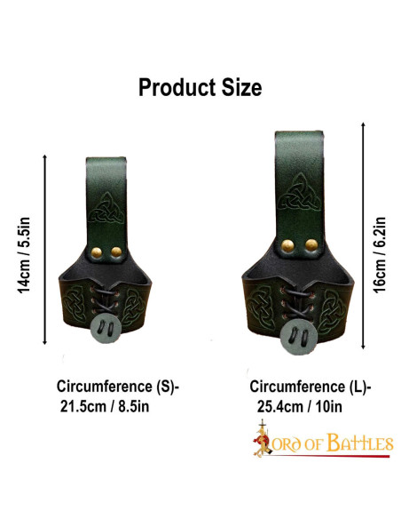 Baldric fait main pour cornes design...