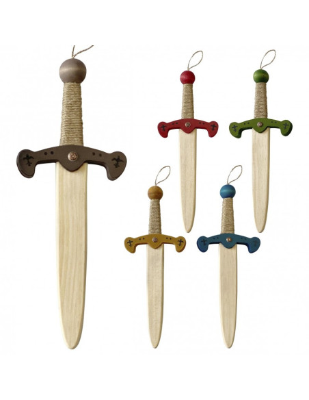 Dague en bois couleurs assorties pour...