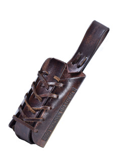 Porte-bouteille de bière de 0,33 l. en marron