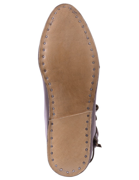 Bottines médiévales Jorvik, marron foncé