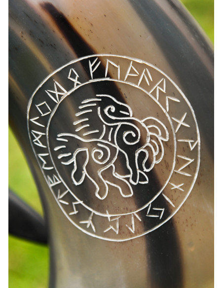 Chope à bière Viking Cheval d'Odin,...