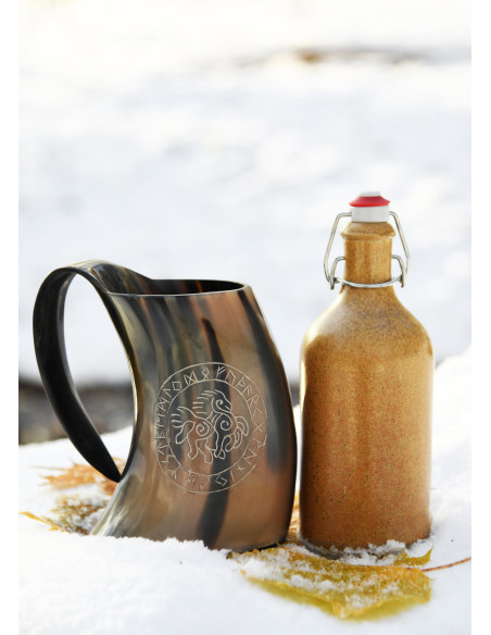 Chope à bière Viking Cheval d'Odin,...