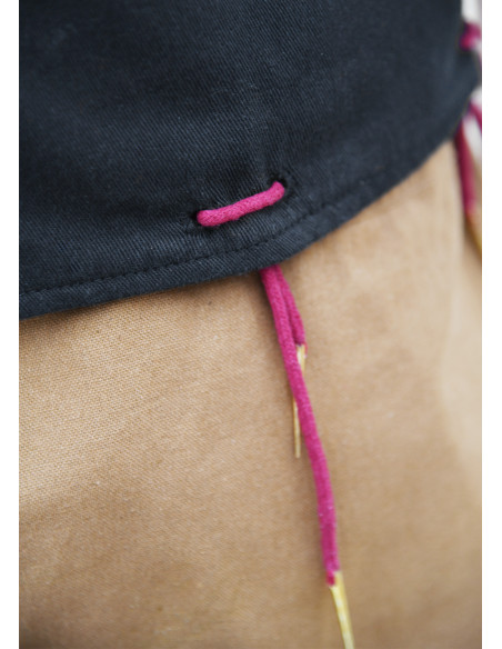 Pourpoint médiéval Bernhard noir avec...