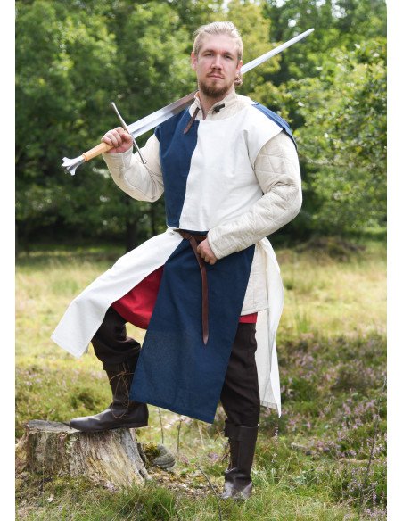 Surcoat médiéval Eckhart bicolore...