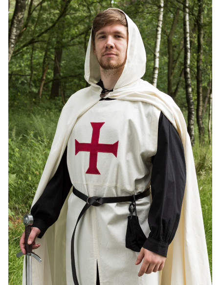 Tabard des Templiers avec croix en...