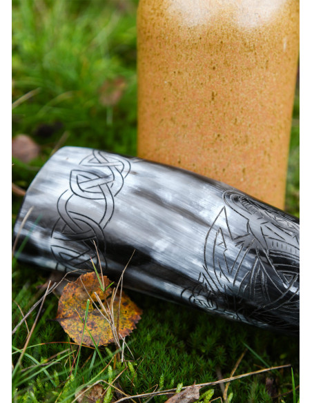 Corne viking Fenrir loup à boire...