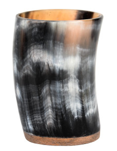 Verre médiéval, verre à shot en corne (50-150 ml.)