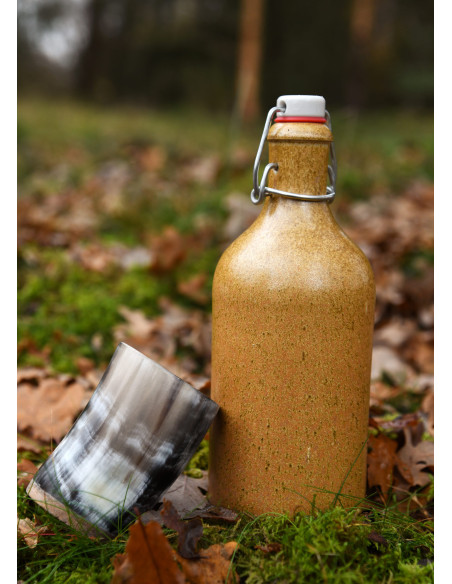 Verre médiéval, verre à shot en corne...