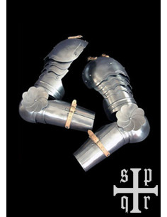 Armoiries gothiques médiévales en acier, XVIe siècle