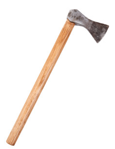 Hache viking en acier forgé à la main, type K (60 cm.)