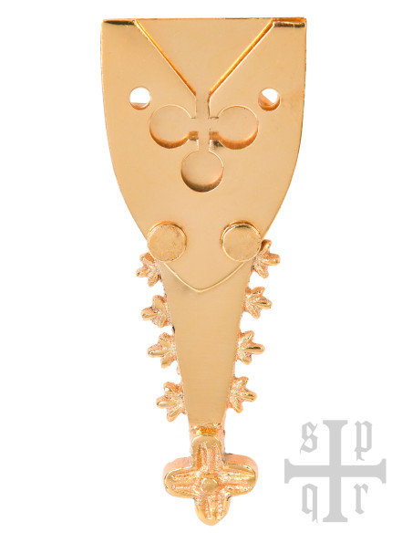 Plaque trèfle en laiton pour ceinture...